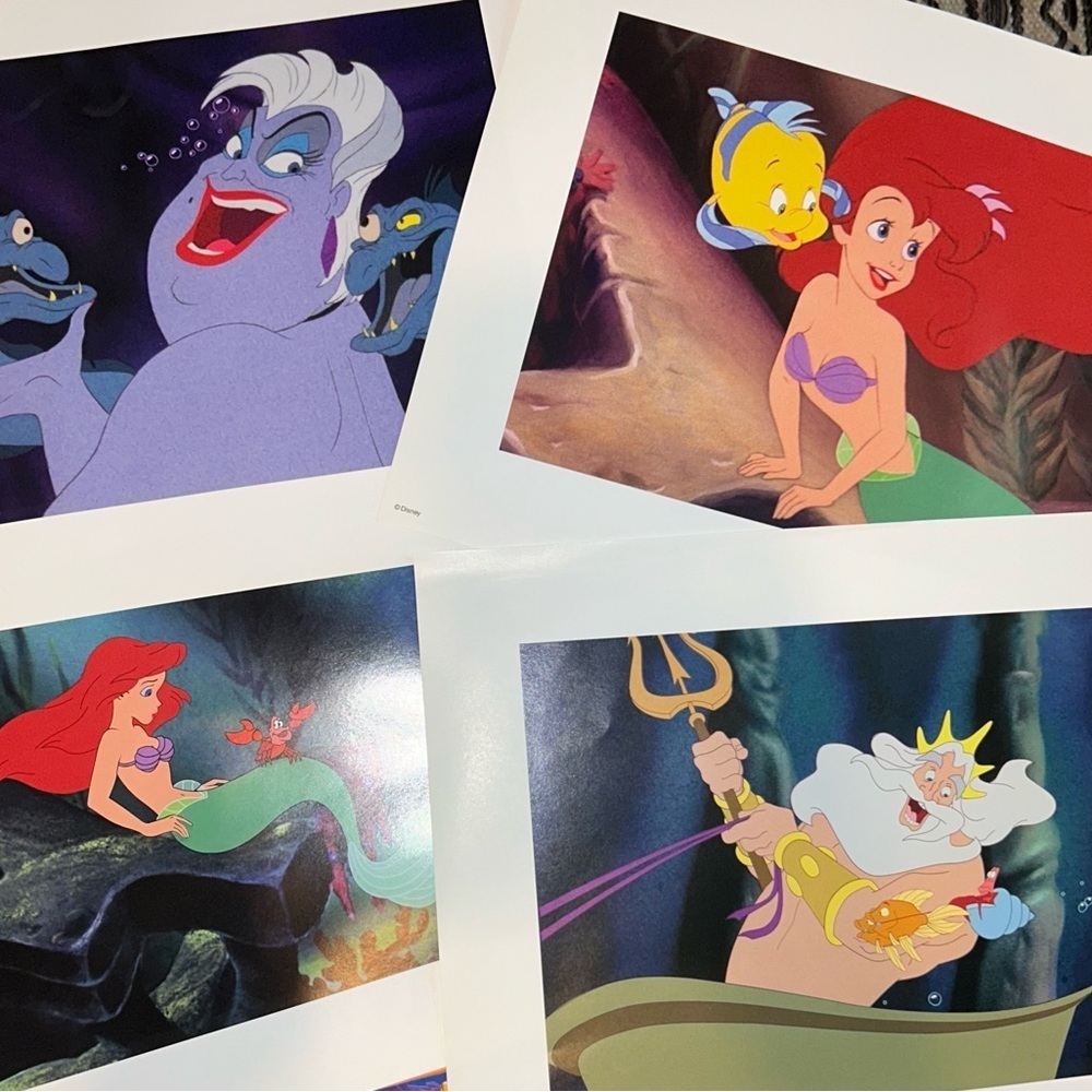 Disney the little mermaid lithograph portfolio